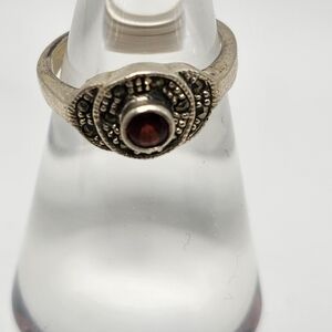 Tanzanite (tested on Presidium 2)  Sterling ring. Marked 925 Vintage sz 6 3/4